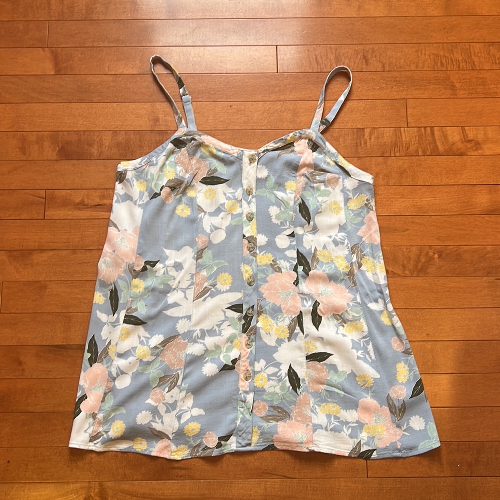 Torrid floral sleeveless top strappy Plus size 0
